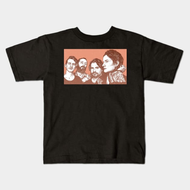 Big Thief Custom Kids T-Shirt by sapstudio design
